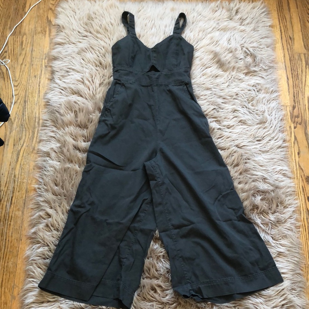 Aeropostale Black Spaghetti Strap Jumpsuit